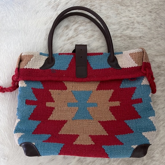 AmeriLeather Saddle Blanket Bag - Santa Fe Inspired - Picture 2 of 4